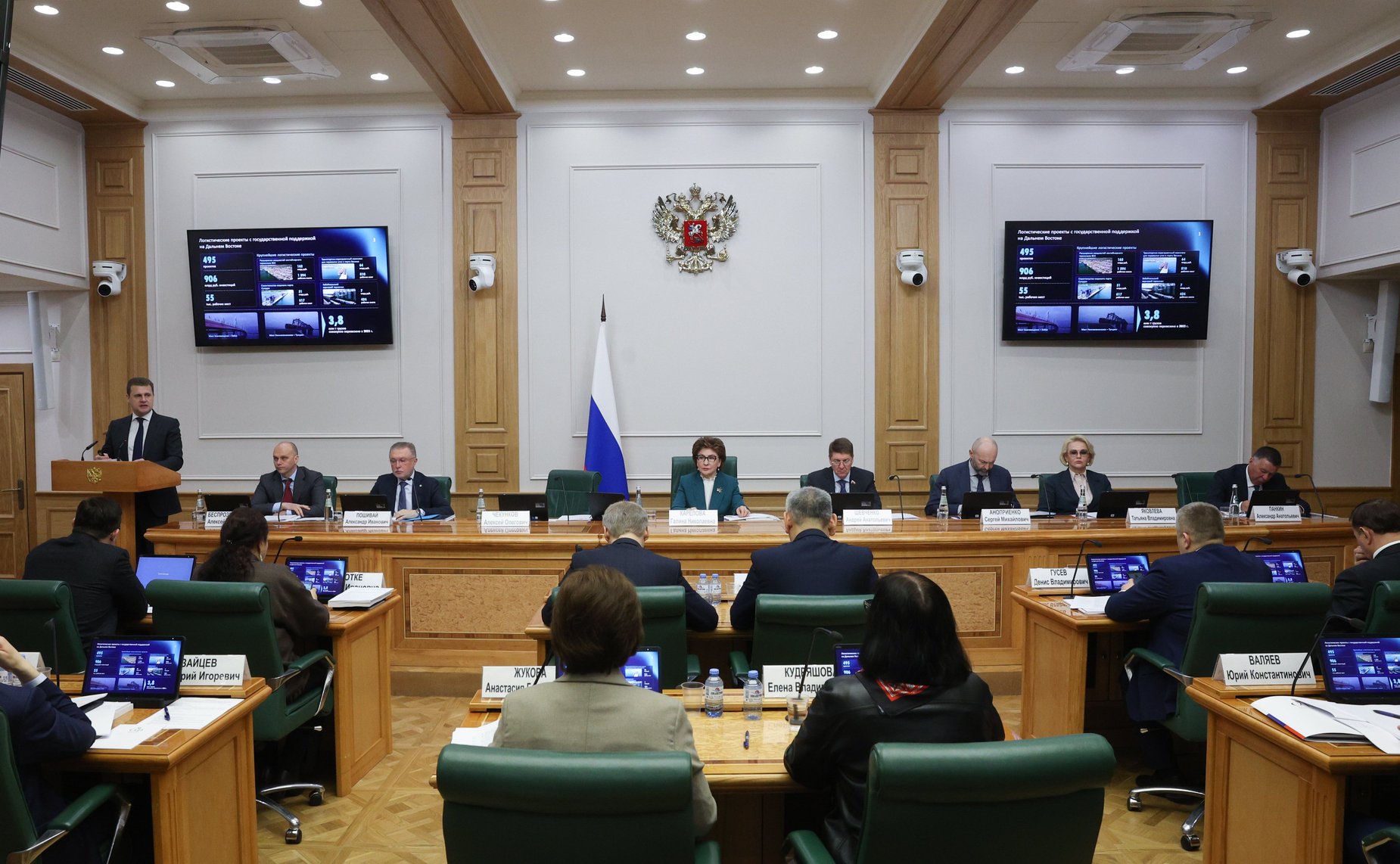 Заседание Совета по вопросам развития Дальнего Востока, Арктики и Антарктики при СФ на тему «Актуальные вопросы реализации логистического потенциала регионов Дальнего Востока»