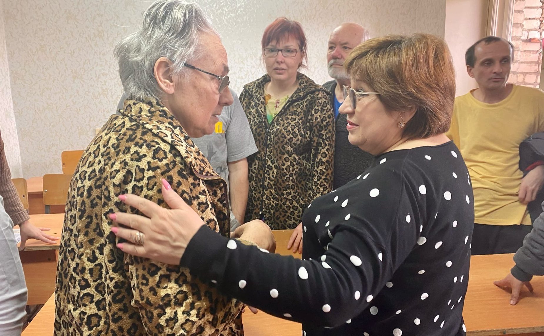 Ольга Хохлова проверила условия проживания мариупольцев в Муромцево