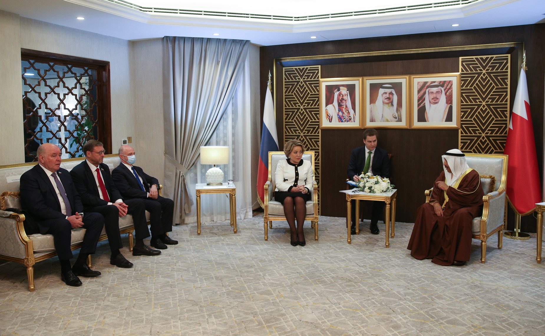 Встреча Председателя Совета Федерации Валентины Матвиенко с Председателем Консультативного совета Национального собрания Королевства Бахрейн Али Бен Салехом Ас-Салехом