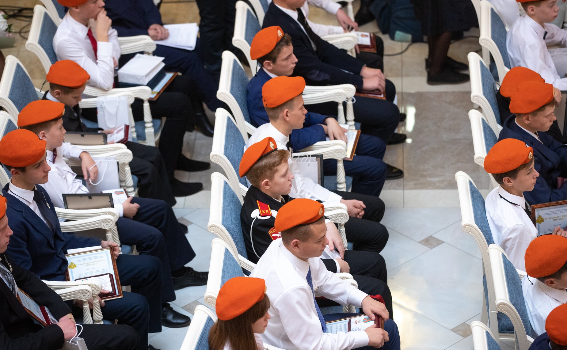 Торжественная церемония награждения детей и подростков, проявивших мужество в экстремальных ситуациях и спасших человеческие жизни
