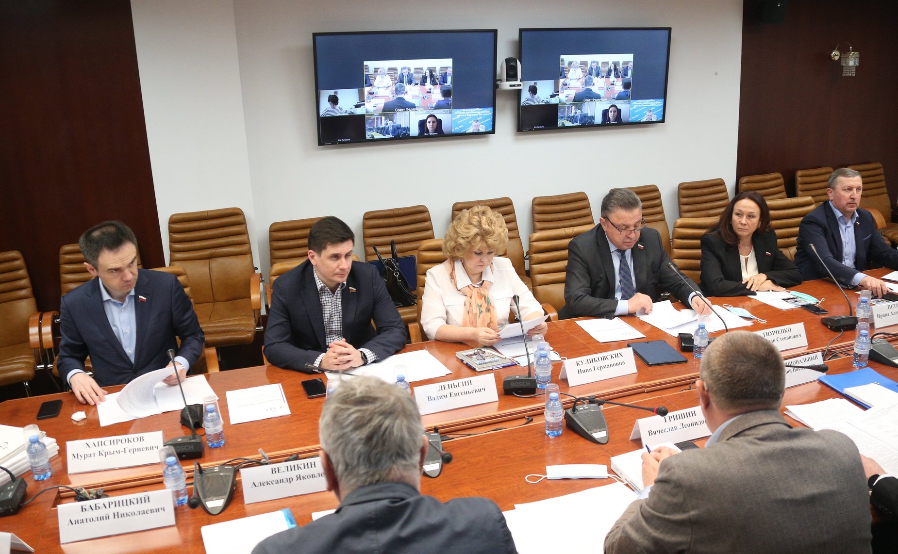 Расширенное совещание Комитета СФ по Регламенту и организацией парламентской деятельности