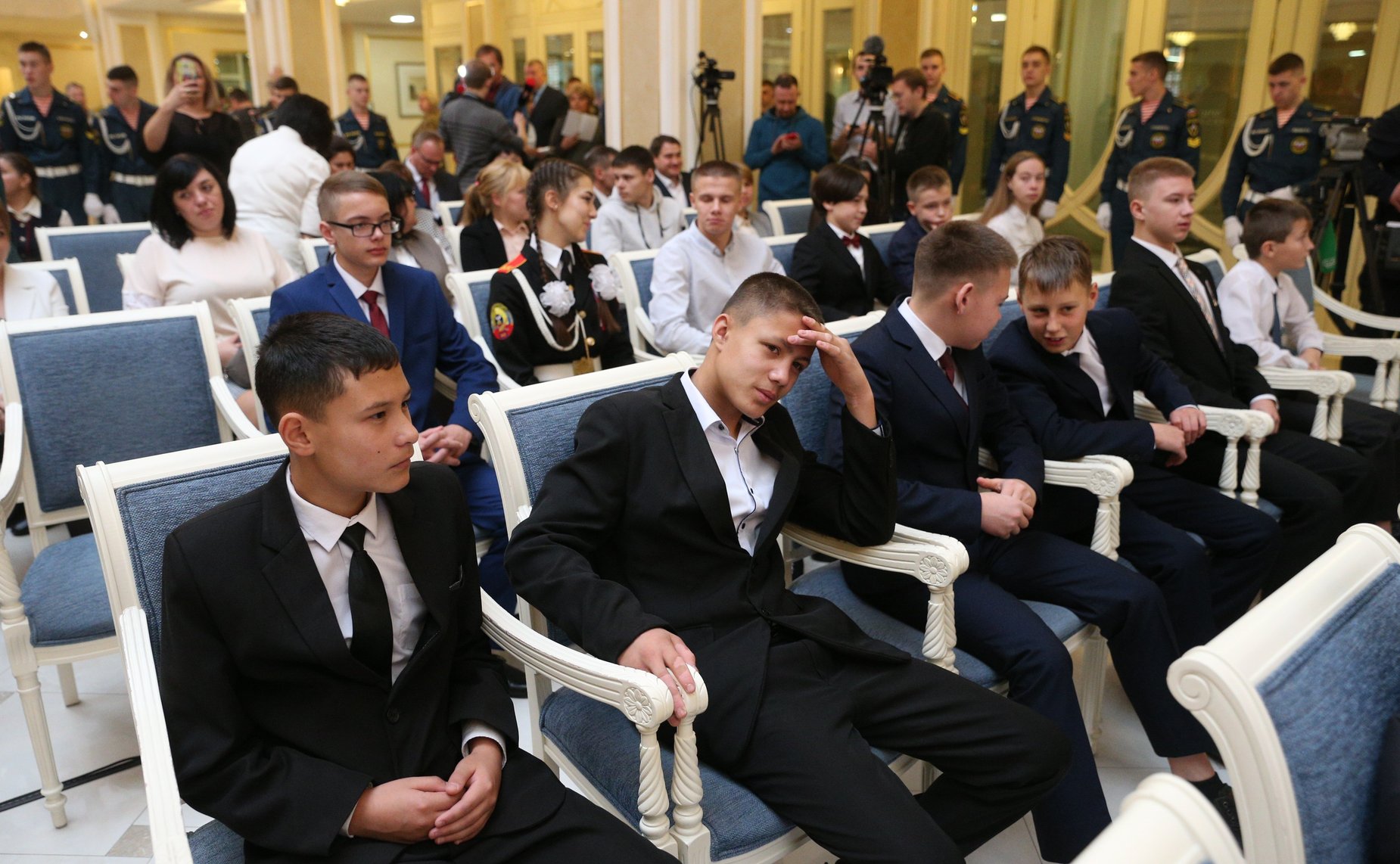 Торжественная церемония награждения участников Всероссийского гражданско-патриотического проекта «Дети герои»