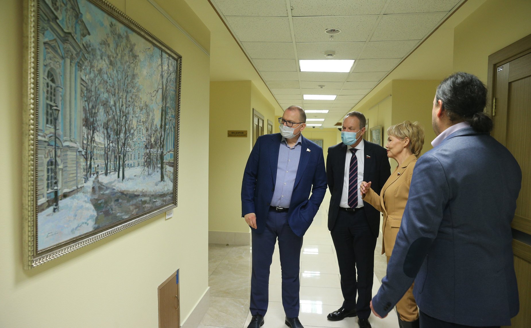 Открытие в Совете Федерации выставки работ Павла Еськова «Наследие великих зодчих»