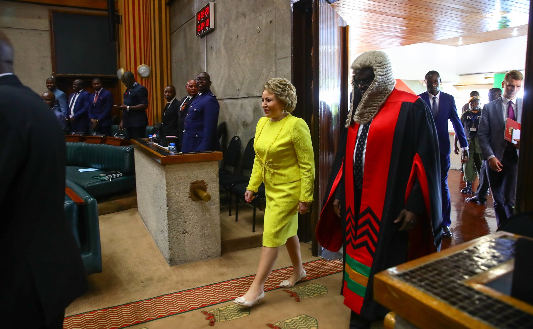 Председатель Совета Федерации В. Матвиенко приняла участие в заседании Национальной ассамблеи Республики Замбии