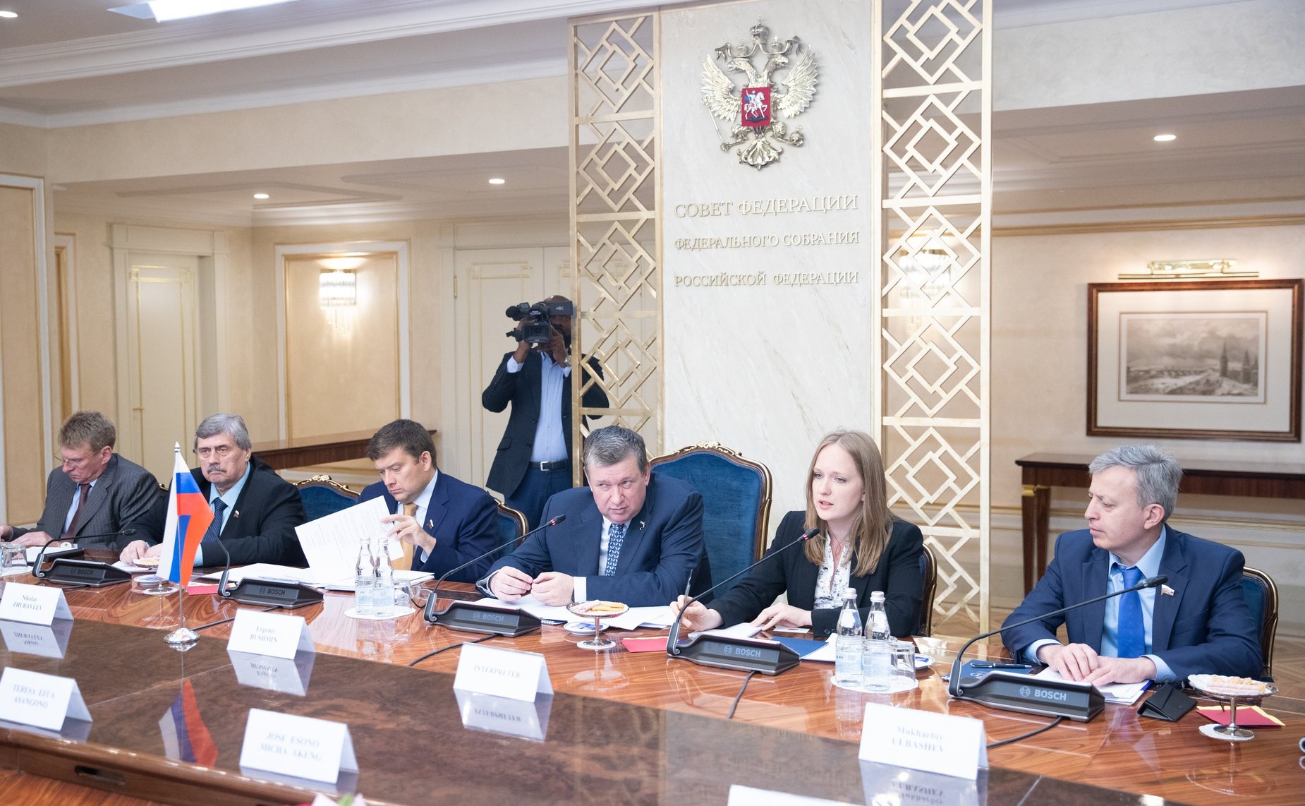 Встреча с Председателем Сената Парламента Республики Экваториальная Гвинея Тересой Эфуа Асангоно