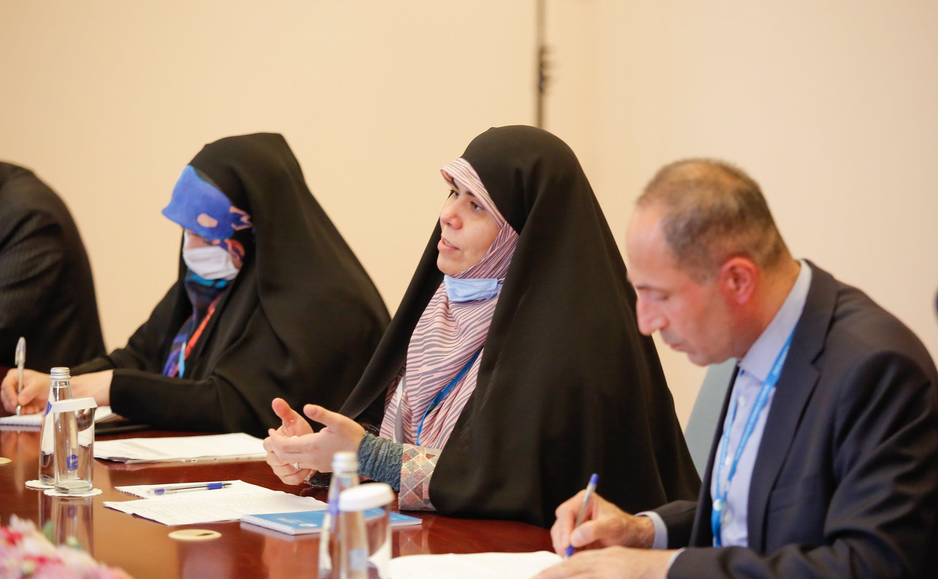 Встреча председателя Комитета СФ по науке, образованию и культуре Лилии Гумеровой с председателем Комитета по делам семьи и женщин Собрания Исламского Совета Исламской Республики Иран Фатимой Гасемпур