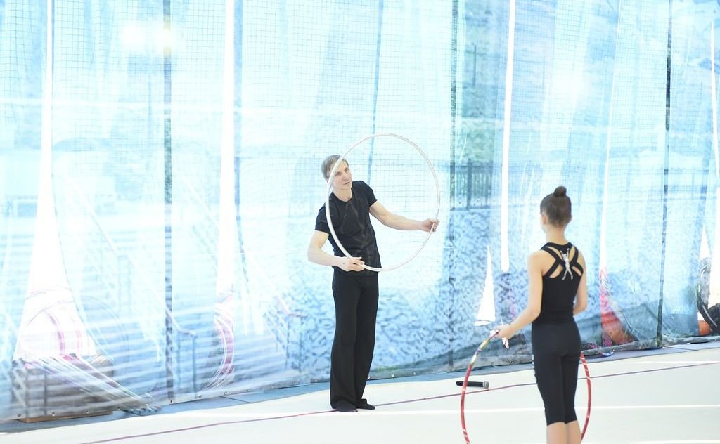 В Курске побывала мастер спорта международного класса по художественной гимнастике Любовь Барыкина