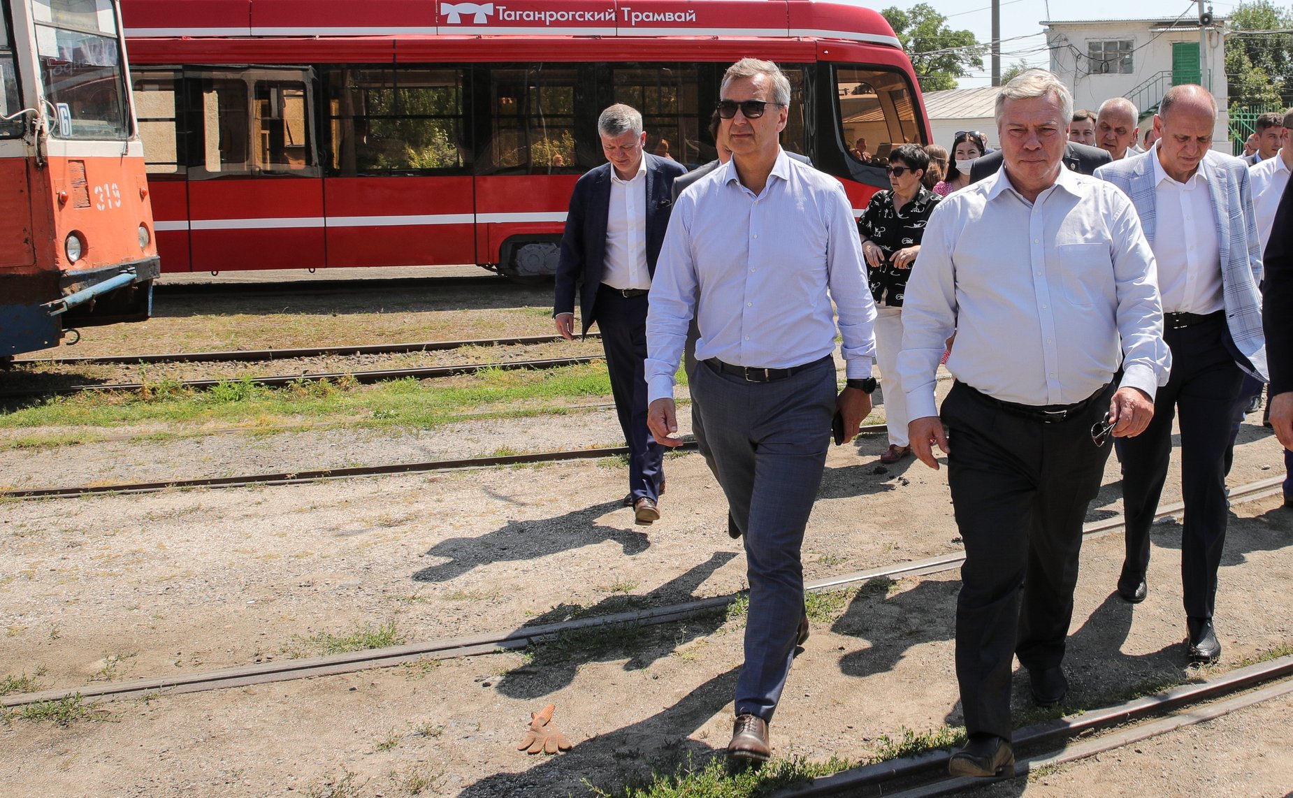 Андрей Яцкин в ходе рабочей поездки в регион ознакомился с ходом работ по реновации городской среды Таганрога