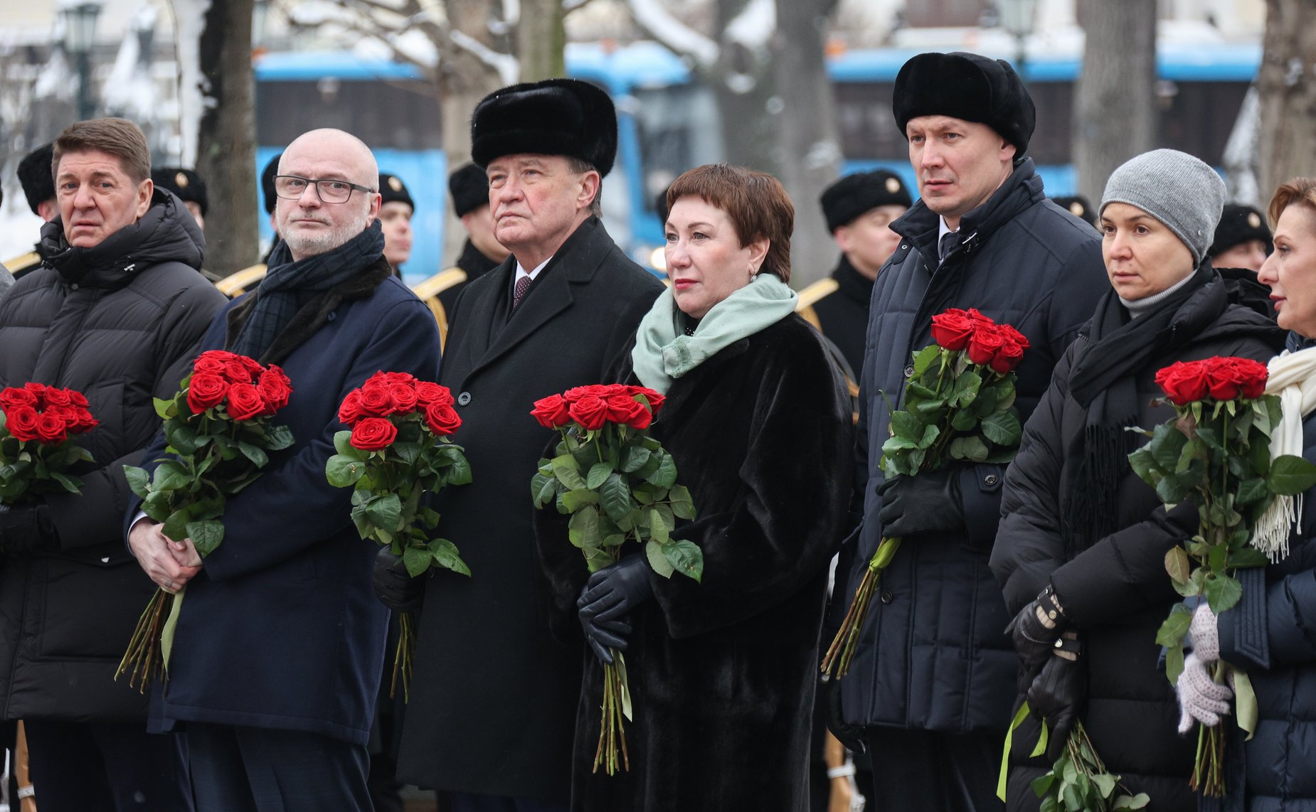Председатель Совета Федерации Валентина Матвиенко и сенаторы РФ приняли участие в церемонии возложения цветов к Могиле Неизвестного Солдата