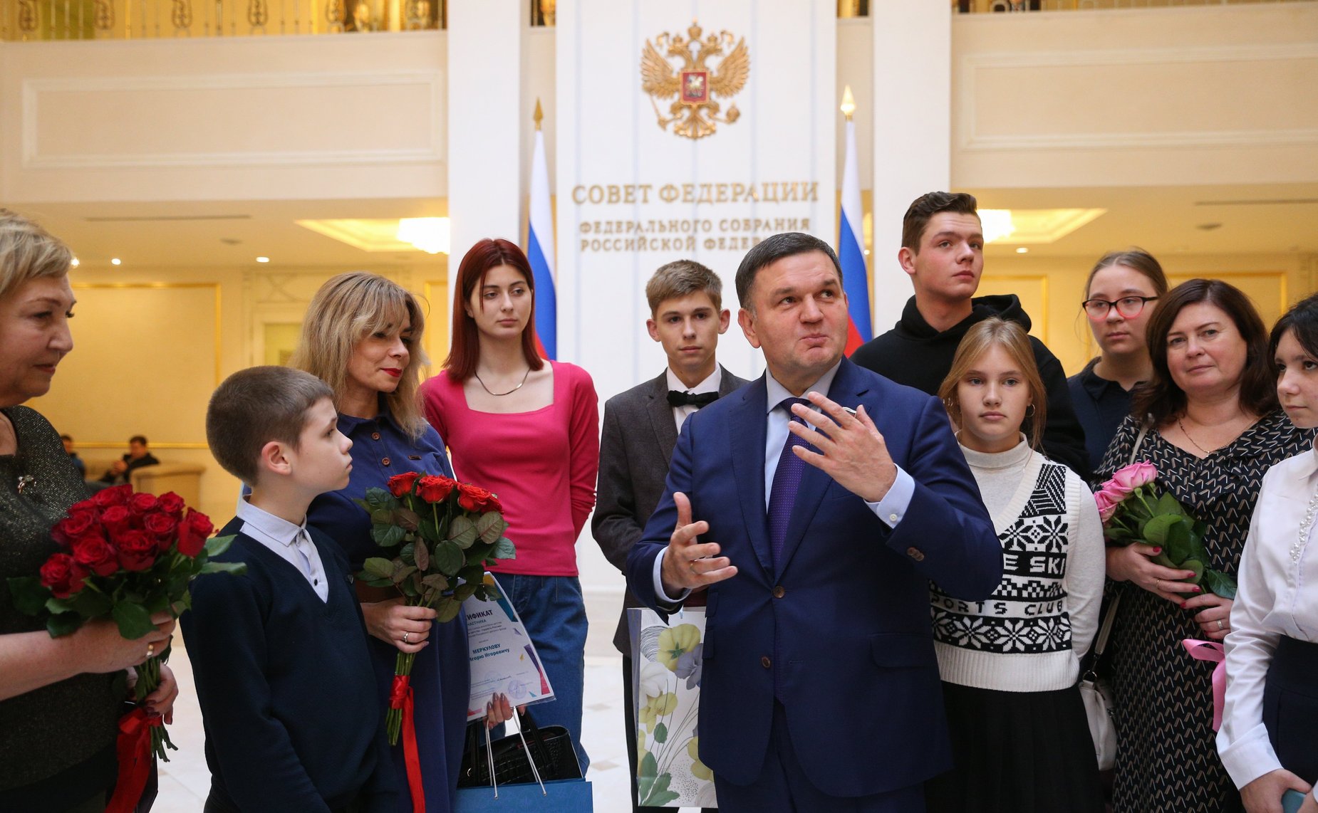 Экскурсия по зданию СФ для Ленинградского областного отделения Российского детского фонда