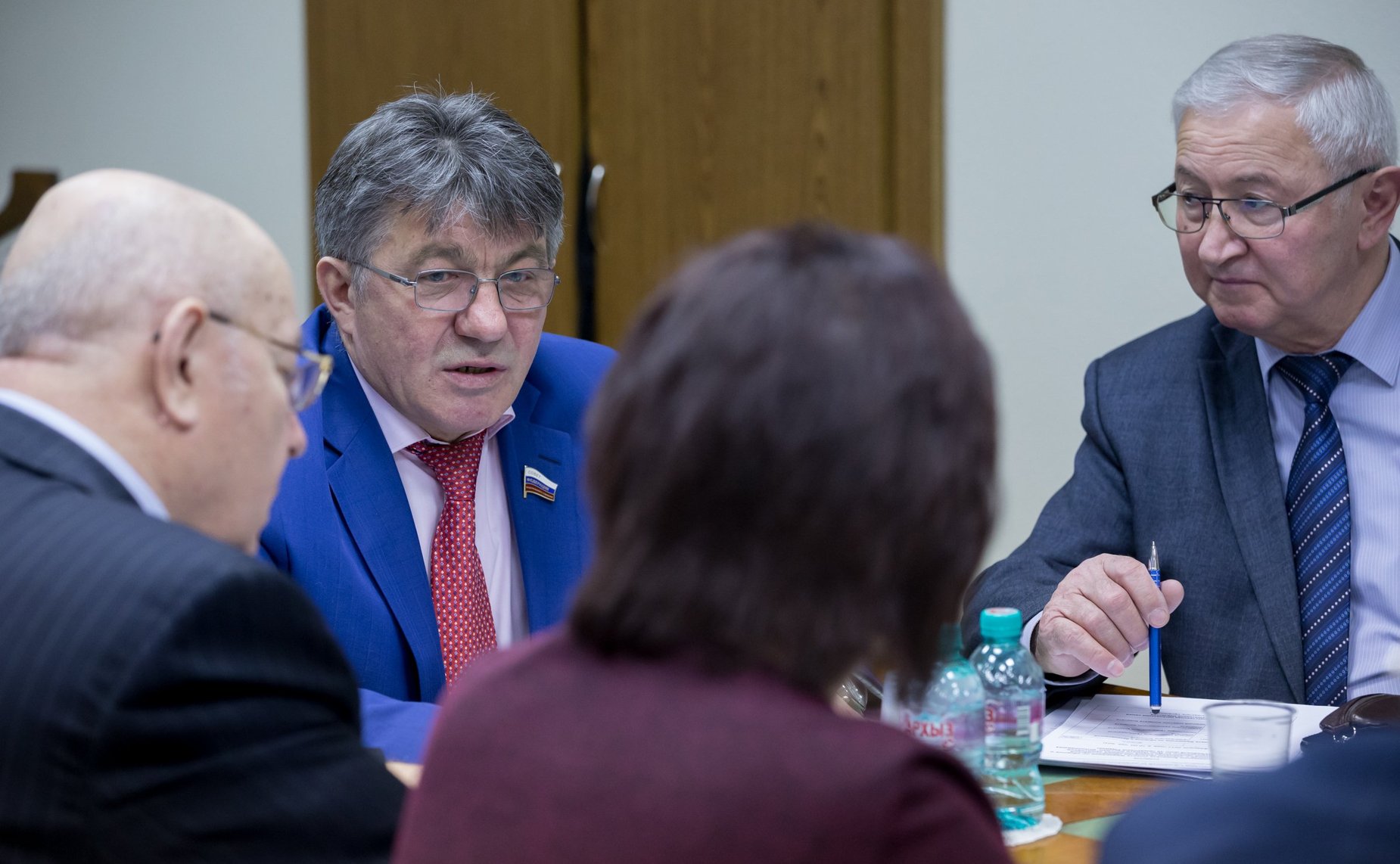 Встреча В. Озерова с членами Правления общественной организации семей погибших защитников Отечества