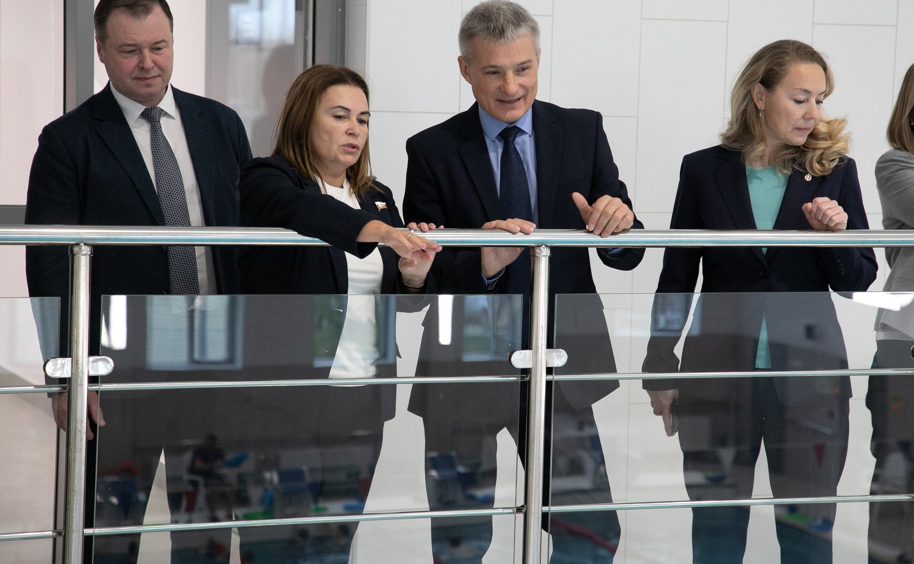 Сенаторы посетили Центр физкультурной и спортивной работы «Олимпия» Тюменского муниципального района