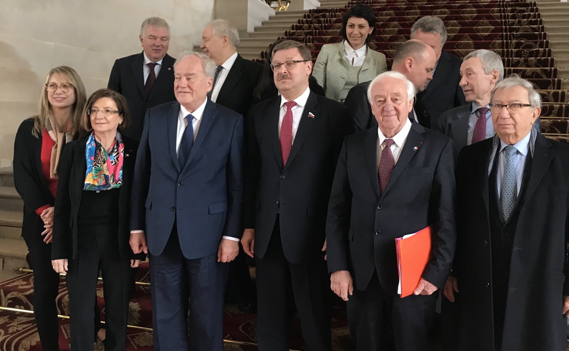 Совместное заседание Комитета Совета Федерации по международным делам и Комиссии Сената Франции по международным делам, обороне и вооруженным силам в Париже