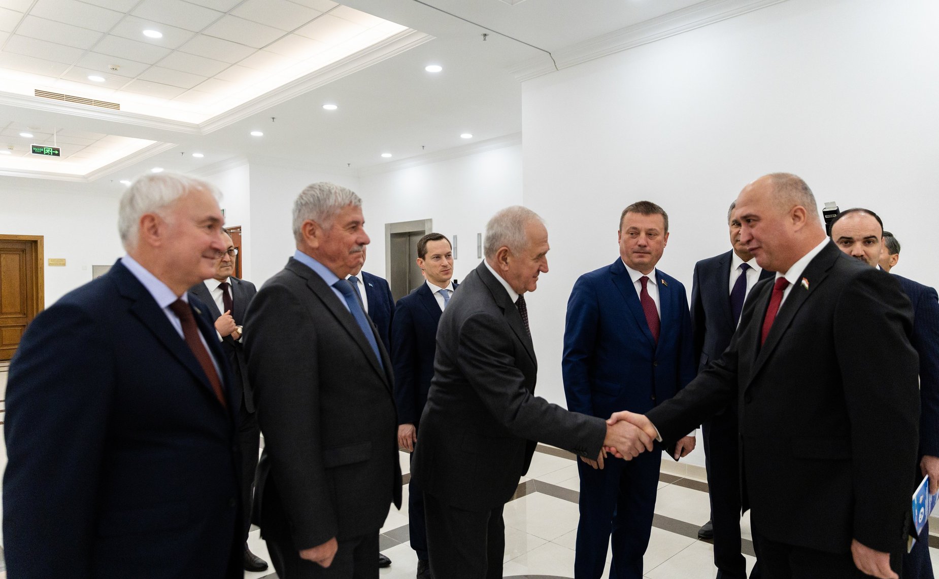 Встреча членов Координационного совещания с руководством Маджлиси намояндагон Маджлиси Оли Республики Таджикистан