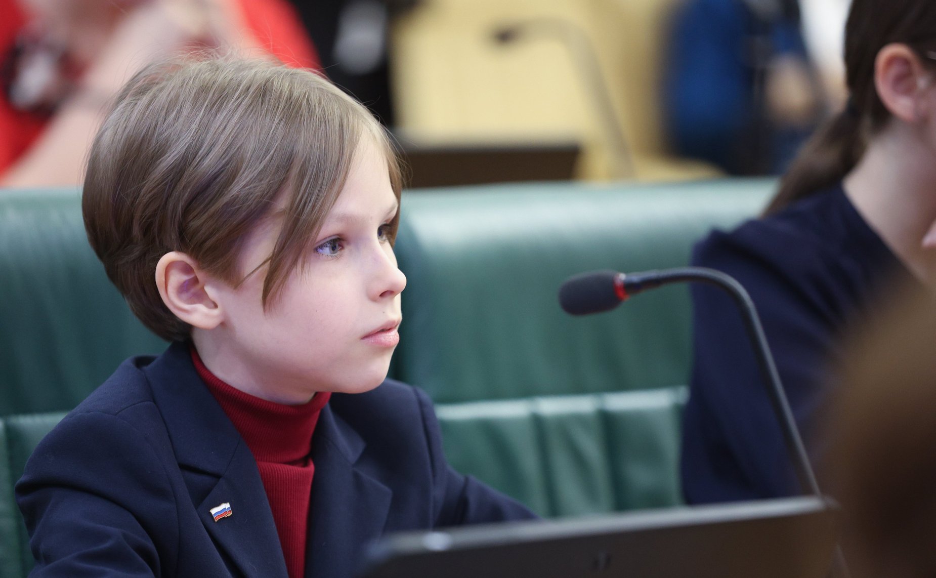 Встреча председателя Комитета Совета Федерации по науке, образованию и культуре Лилии Гумеровой с участниками Всероссийского конкурса «Моя страна-моя Россия»