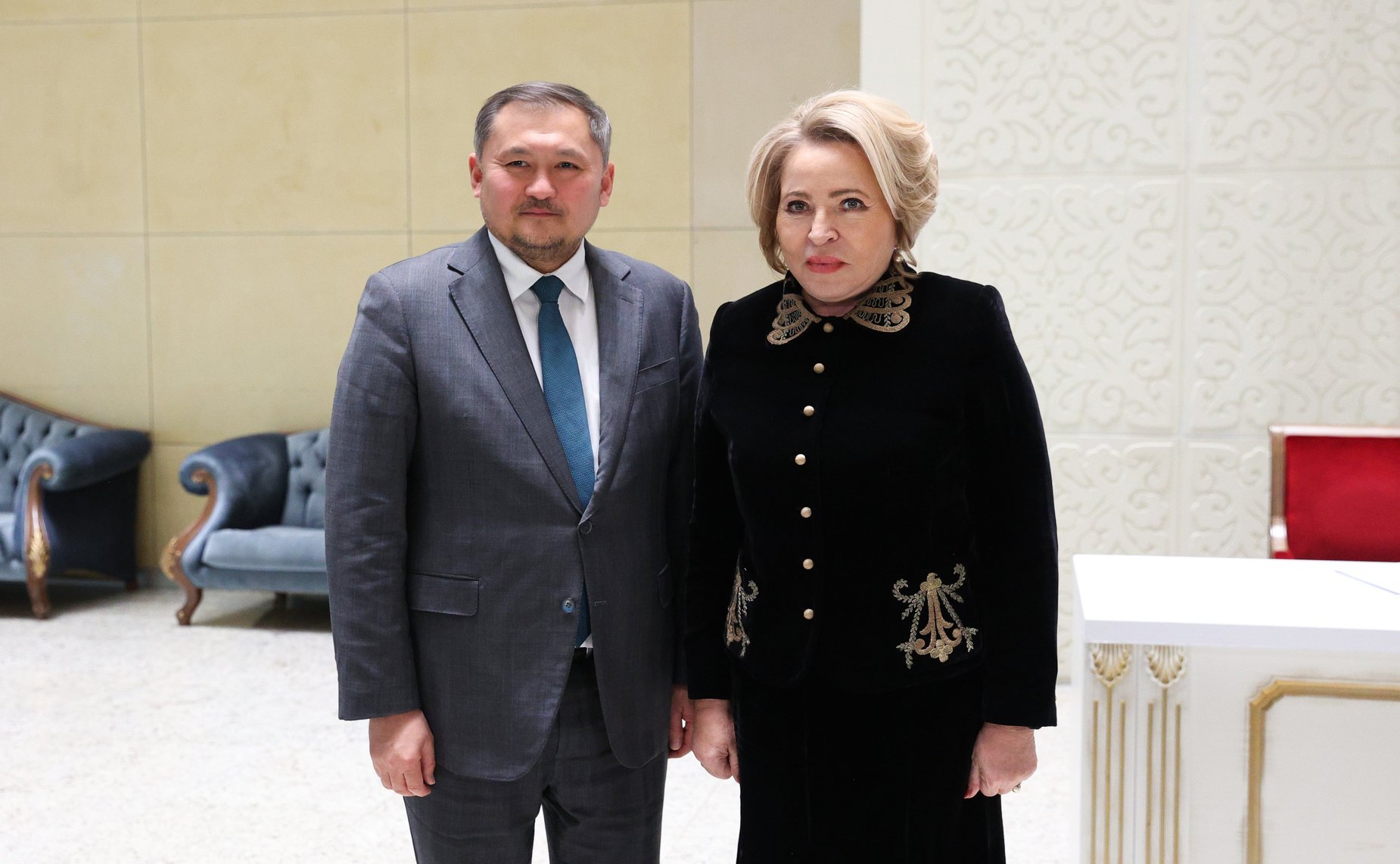 Делегация Совета Федерации посетила Национальный музей Республики Казахстан