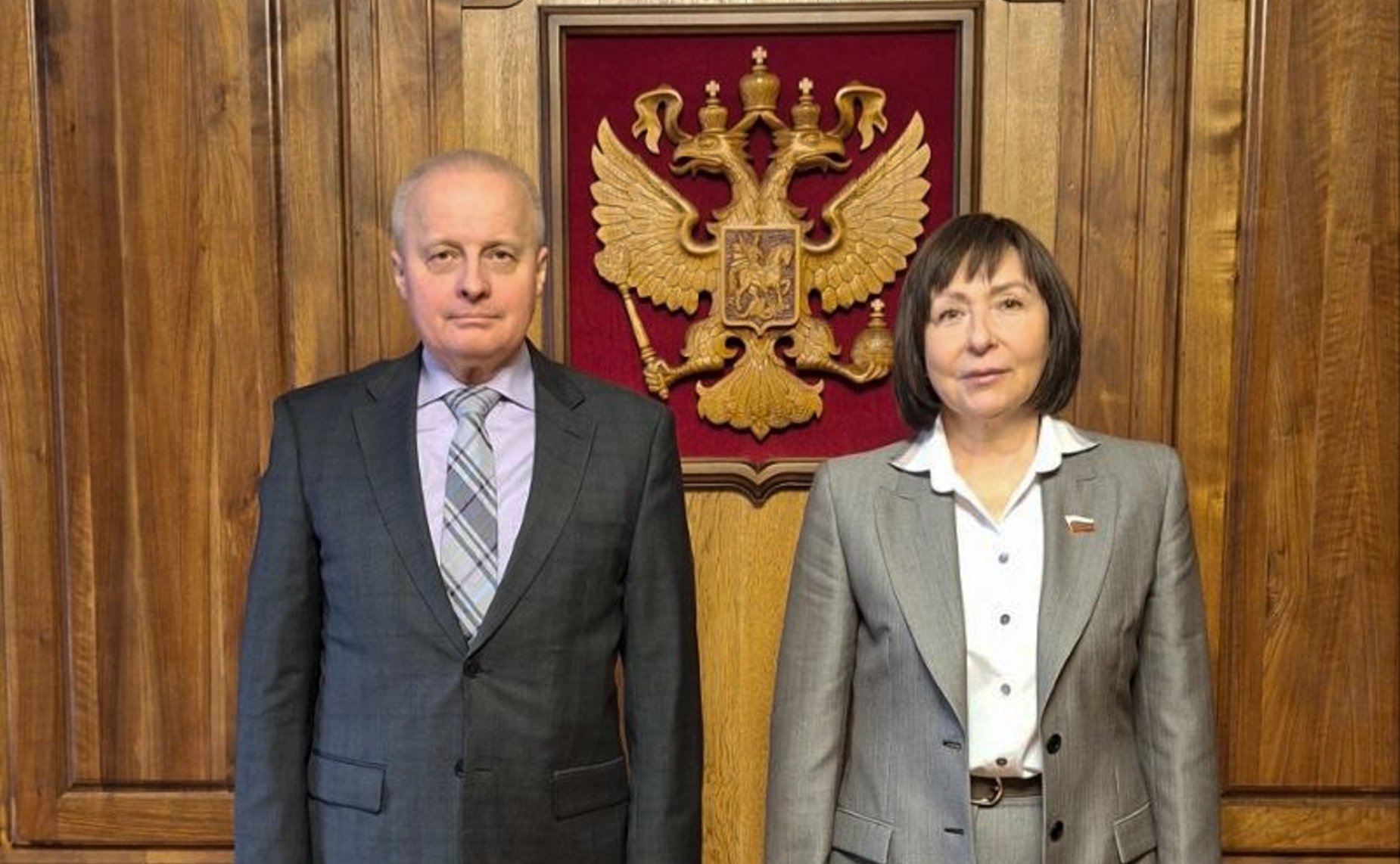 Встреча Натальи Котовой с Чрезвычайным и Полномочным Послом Российской Федерации в Республике Армения Сергеем Копыркиным