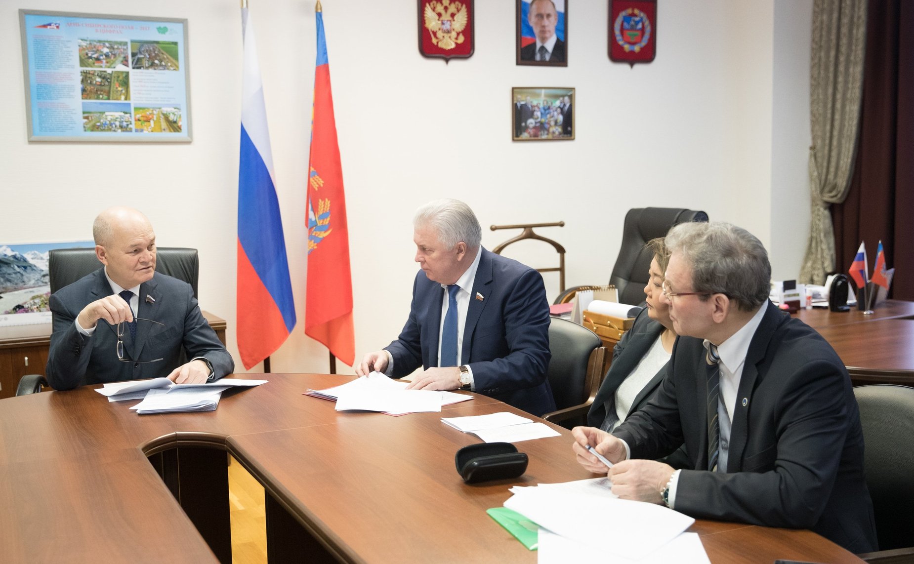 Встреча М. Щетинина с делегацией Республики Бурятия