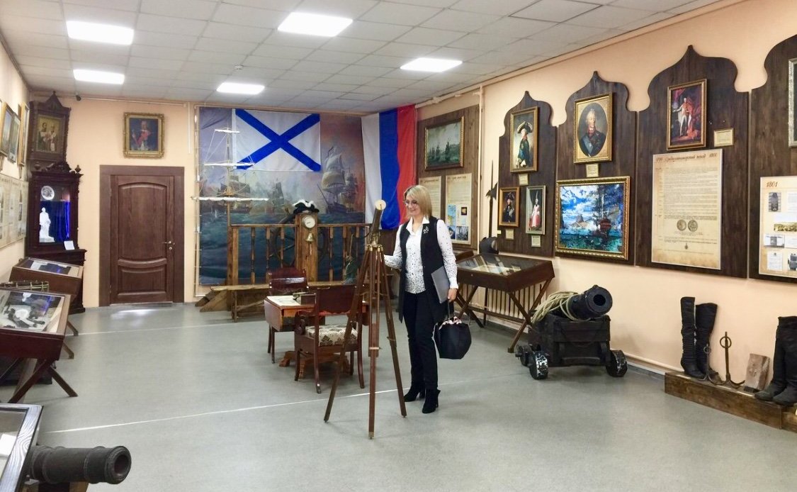 Наталия Косихина посетила Рыбинский музей адмирала Ф.Ф.Ушакова