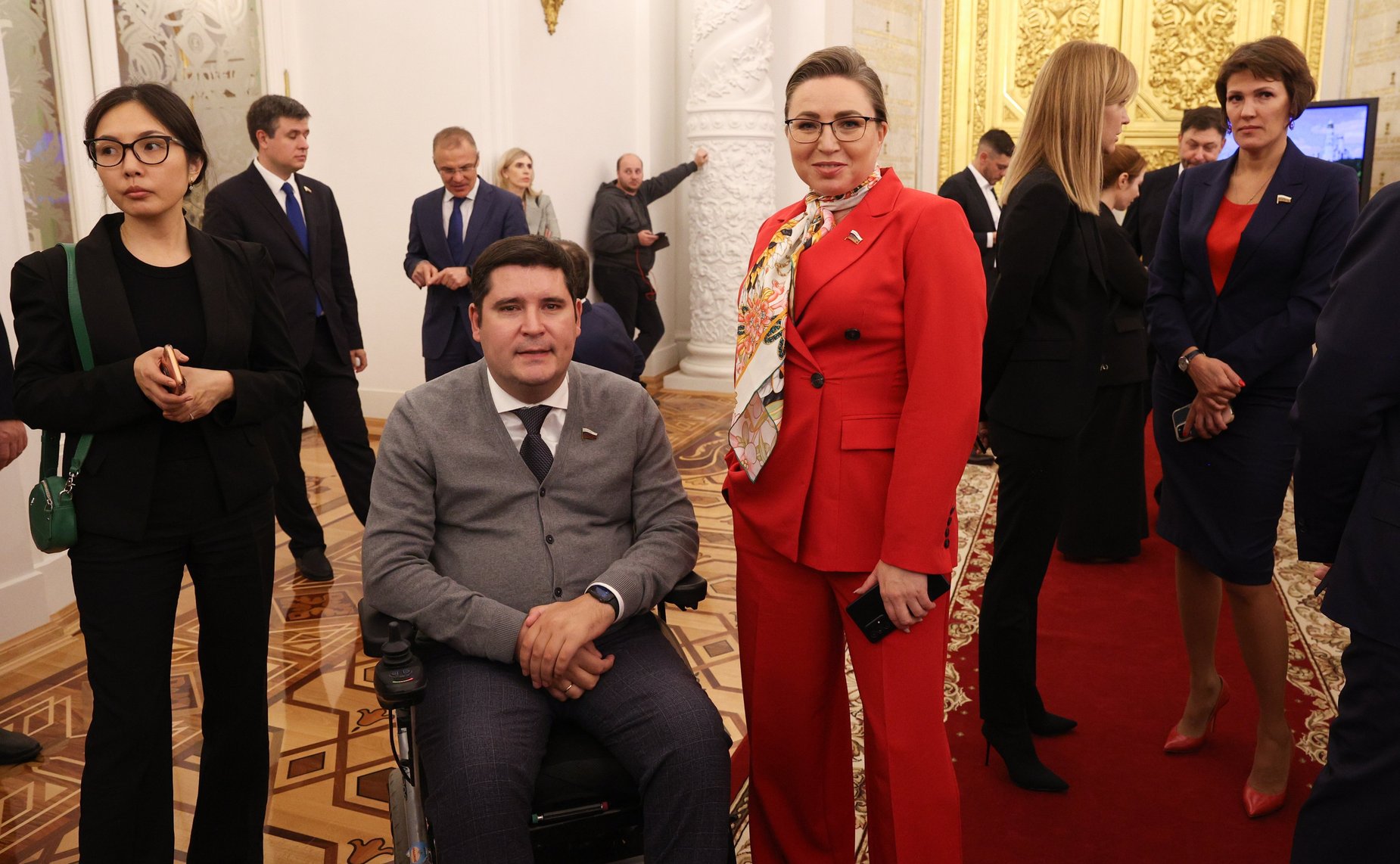 Церемония подписания договоров о принятии ДНР, ЛНР, Запорожской и Херсонской областей в состав России