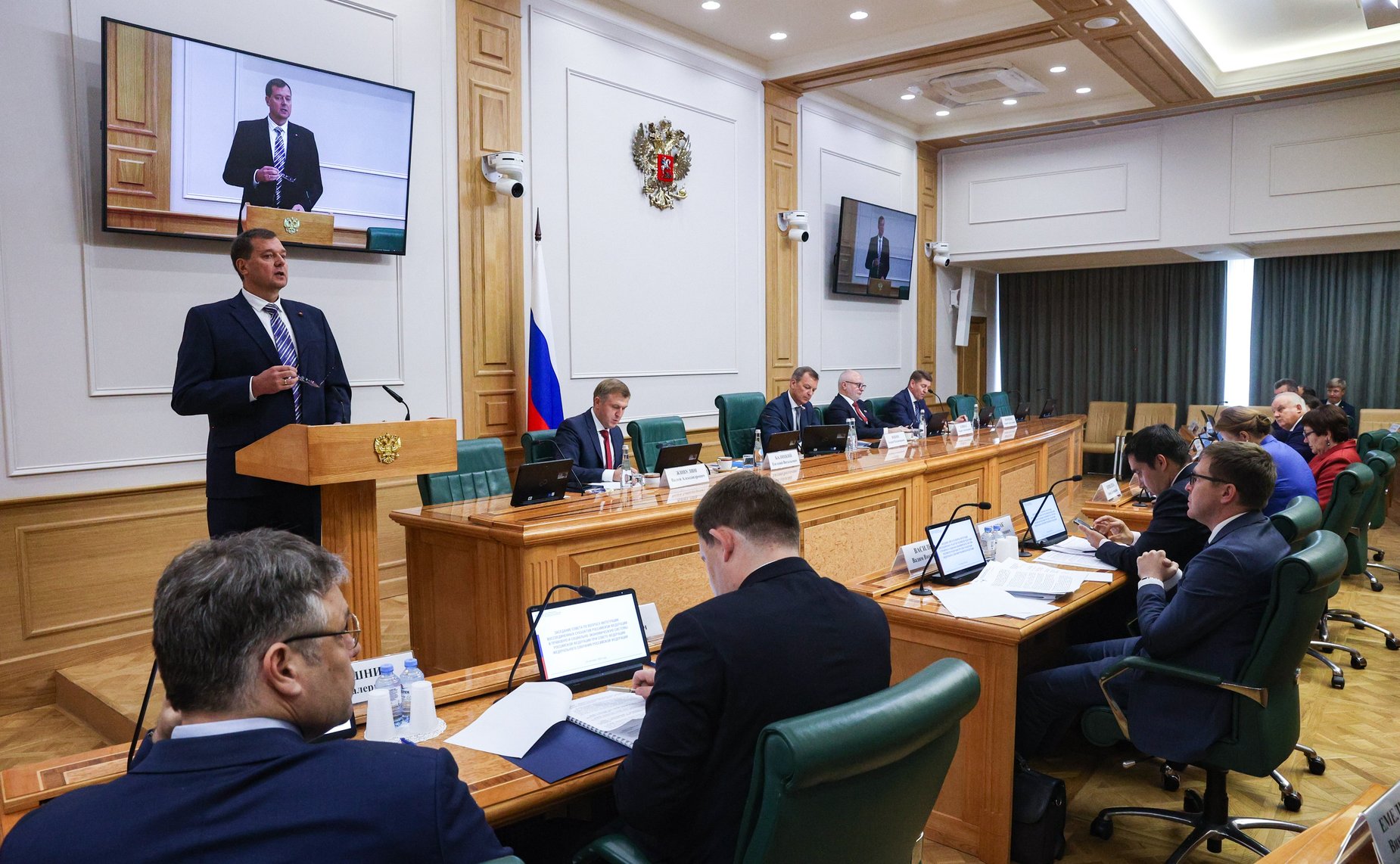 Заседание Совета по вопросу интеграции воссоединенных субъектов РФ в правовую и социально-экономическую системы Российской Федерации при Совете Федерации