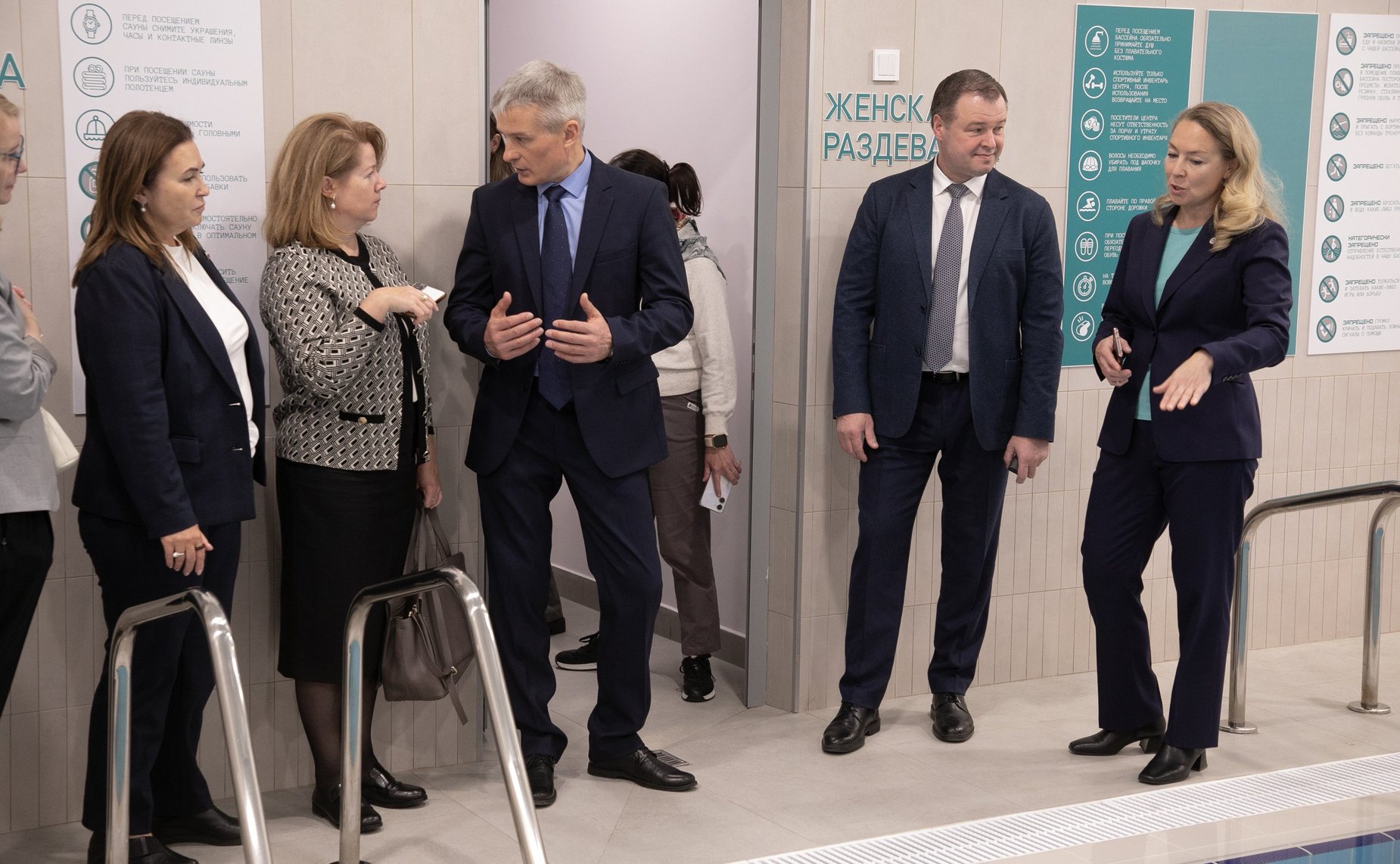 Сенаторы посетили Центр физкультурной и спортивной работы «Олимпия» Тюменского муниципального района