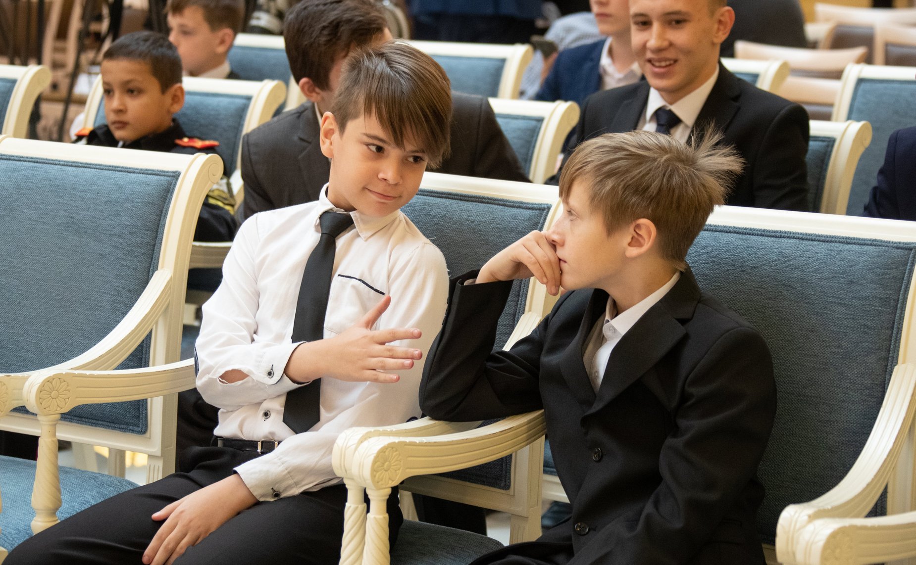 Торжественная церемония награждения детей и подростков, проявивших личное мужество в экстремальных ситуациях и спасших человеческие жизни