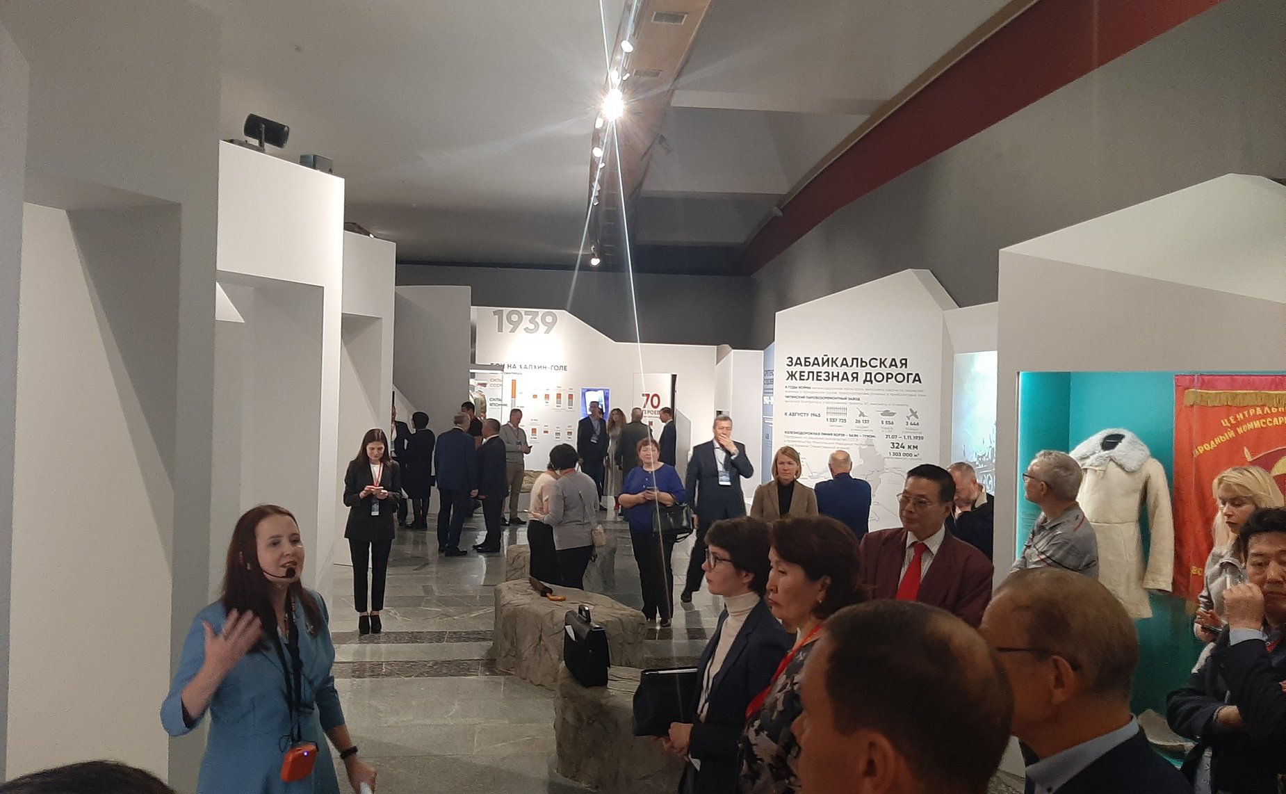 Баир Жамсуев и Сергей Михайлов приняли участие в открытии музейной экспозиции, посвященной подвигу Забайкальского фронта