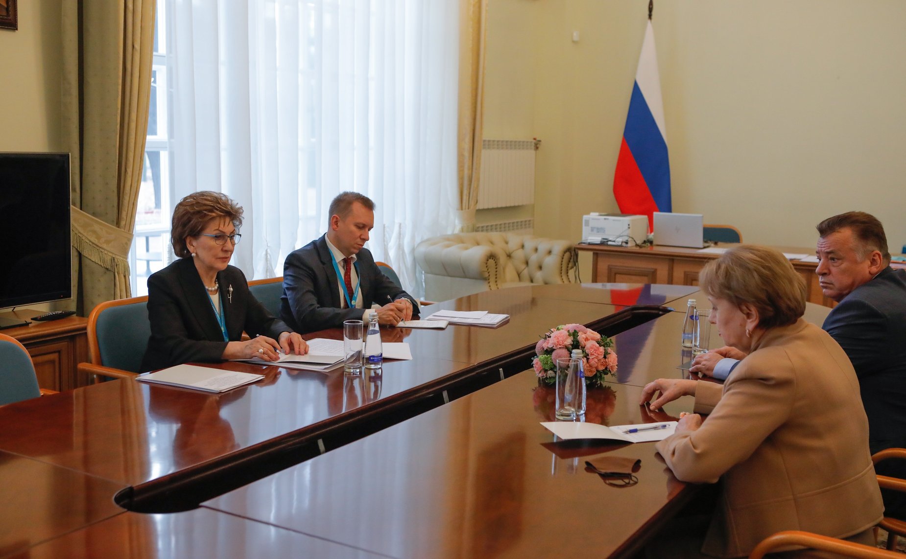 Встреча заместителя Председателя СФ Галины Кареловой с депутатом Парламента Республики Молдова Зинаидой Гречаный