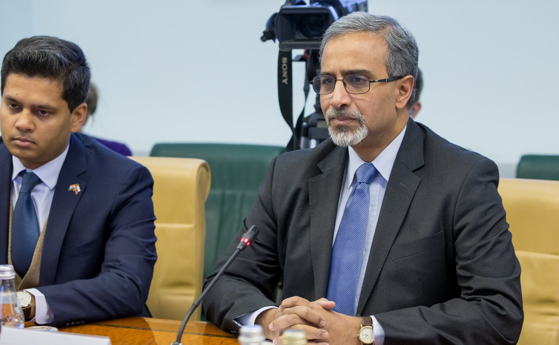 Встреча Константина Косачева с Чрезвычайным и Полномочным Послом Индии в РФ Датла Бала Венкатеш Вармой