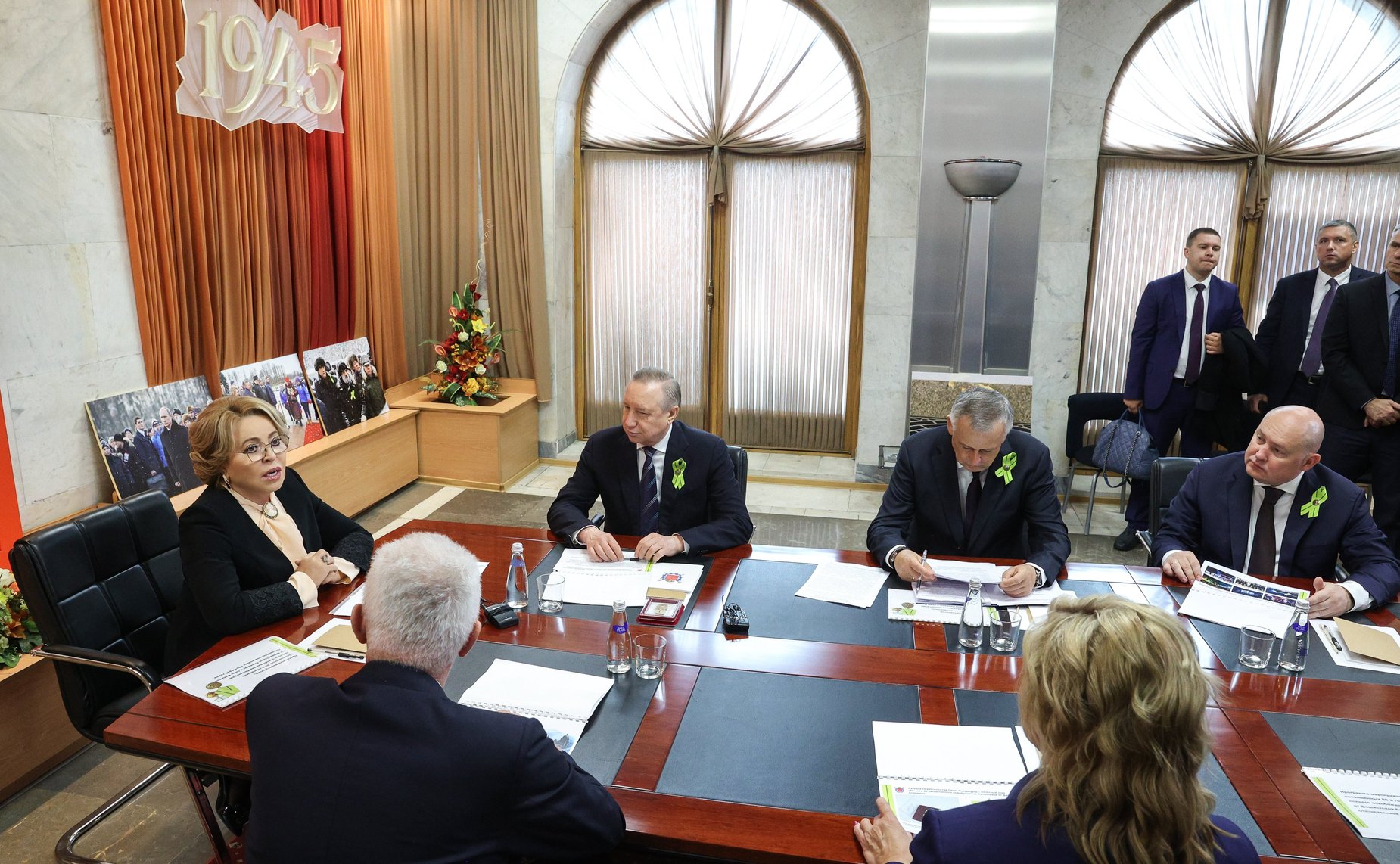 Валентина Матвиенко провела рабочую встречу с губернатором Санкт-Петербурга Александром Бегловым и губернатором Ленинградской области Александром Дрозденко