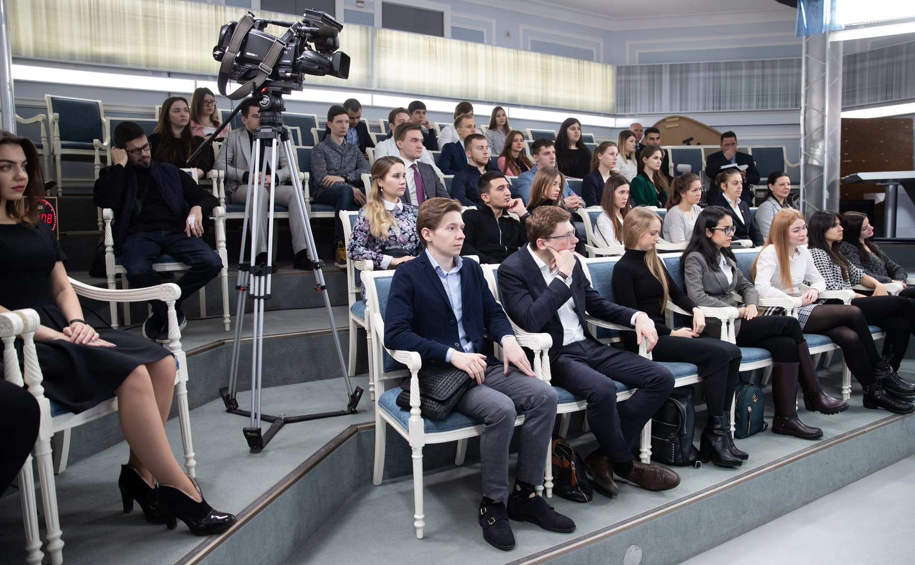 Встреча Н. Федорова со студентами Высшей школы государственного аудита МГУ имени М.В. Ломоносова