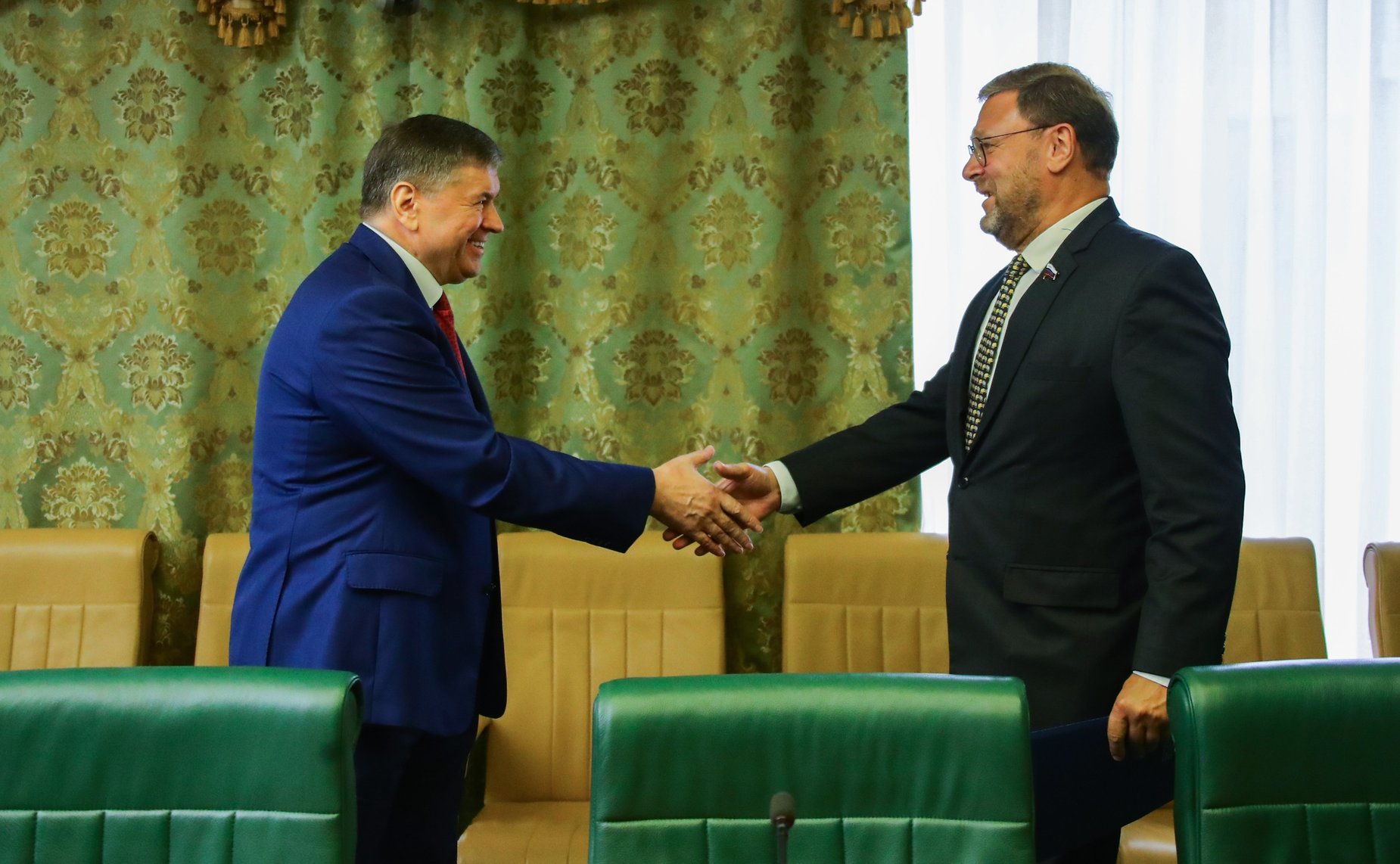 Встреча Константина Косачева с чрезвычайным и полномочным послом Республики Молдова в РФ