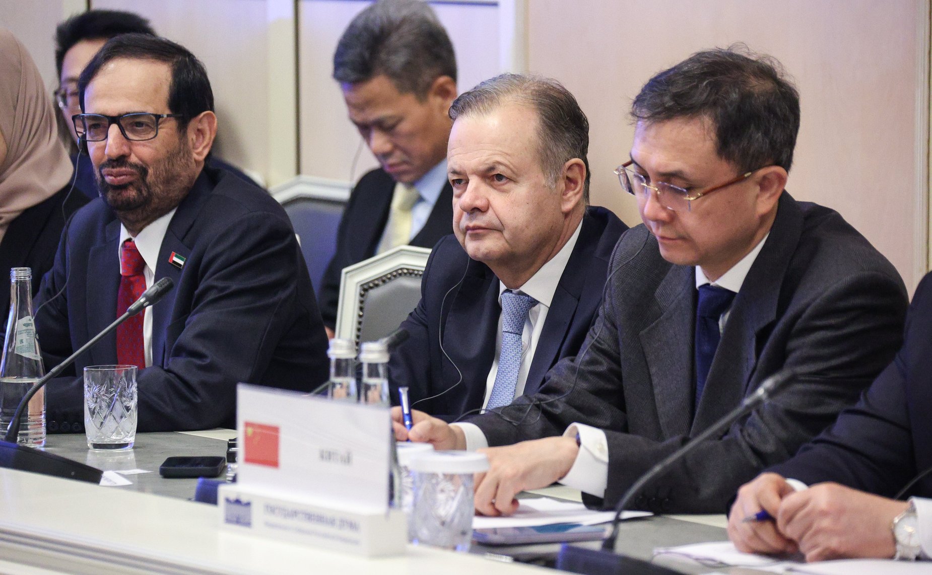 Встреча председателей комитетов по международным делам парламентов (палат парламентов) стран БРИКС с Председателем Государственной Думы Вячеславом Володиным