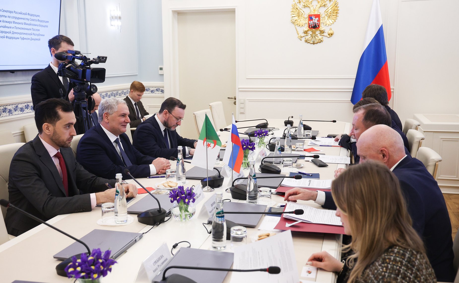 Встреча Михаила Борщева с Чрезвычайным и Полномочным Послом Алжирской Народной Демократической Республики в Российской Федерации