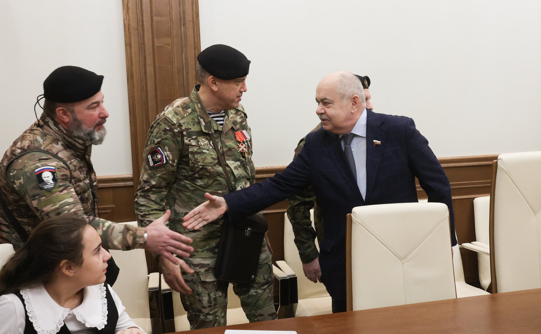 Встреча сенаторов Российской Федерации с детьми участников СВО