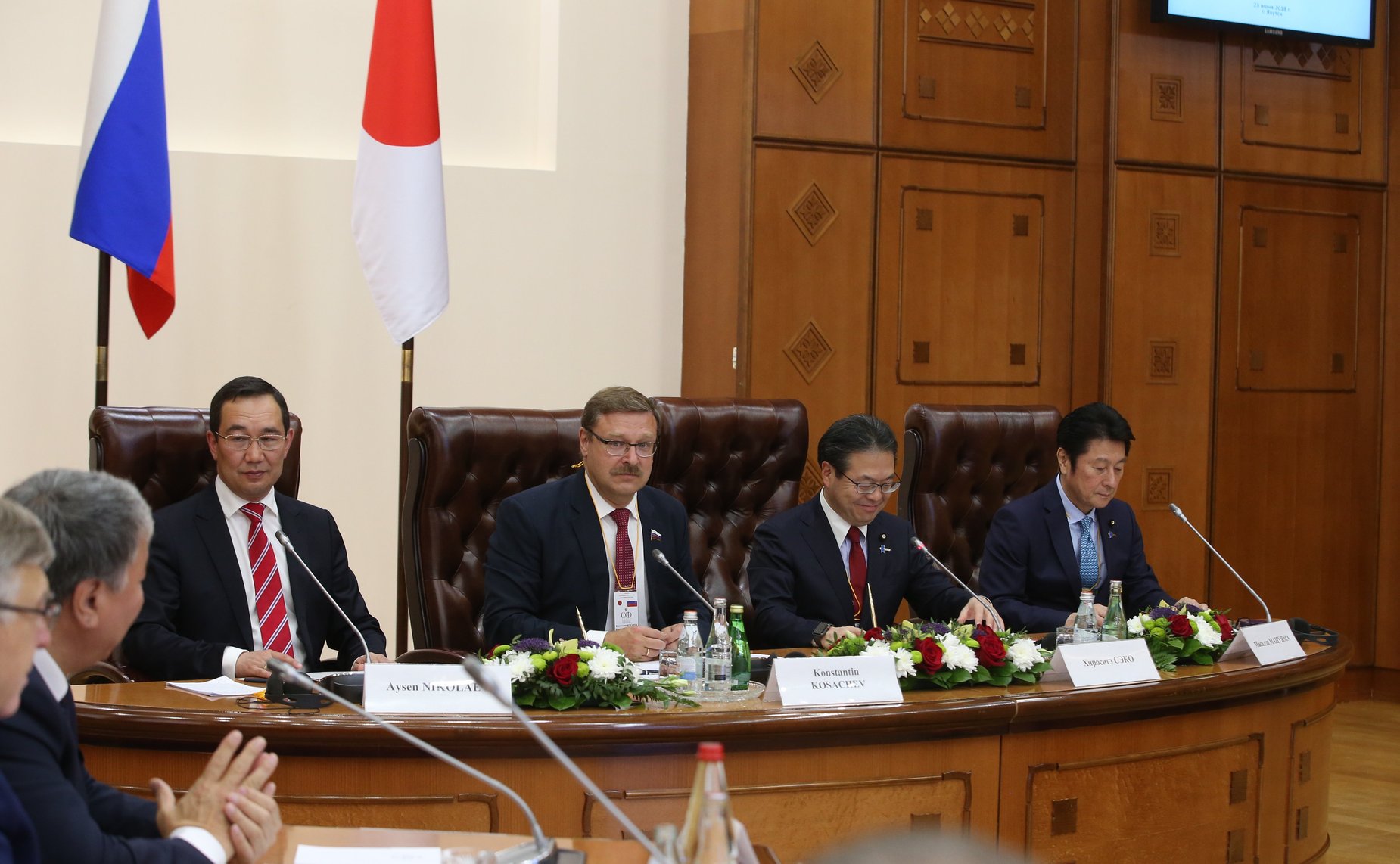 Совместное заседание Консультативного совета по содействию российско-японскому межпарламентскому и межрегиональному сотрудничеству