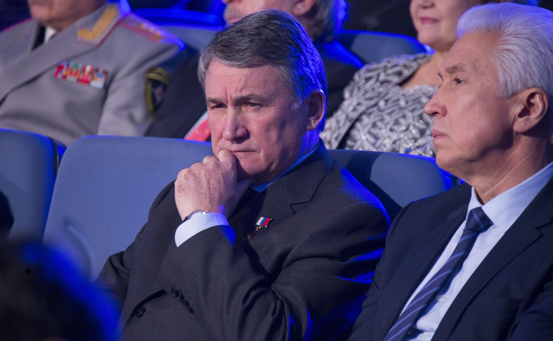 Ю. Воробьев на фестивале созвездие мужества