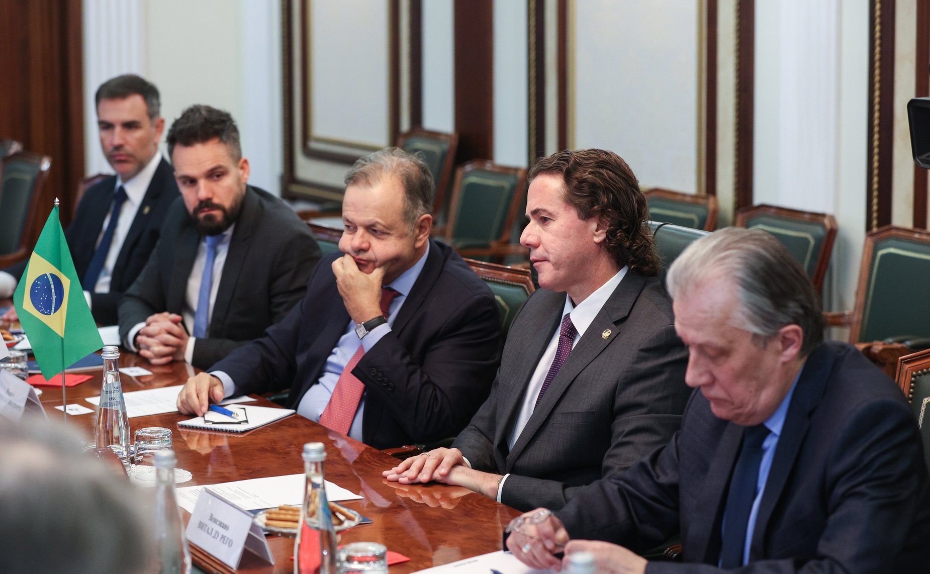 Константин Косачев провел встречу с первым заместителем Председателя Федерального сената Национального конгресса Федеративной Республики Бразилии Венезиано Виталом ду Рего