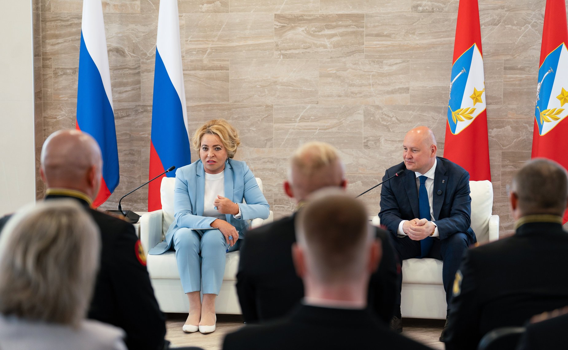 Председатель Совета Федерации Валентина Матвиенко провела встречу с участниками СВО и обсудила ход реализации важнейших социальных и инфраструктурных проектов