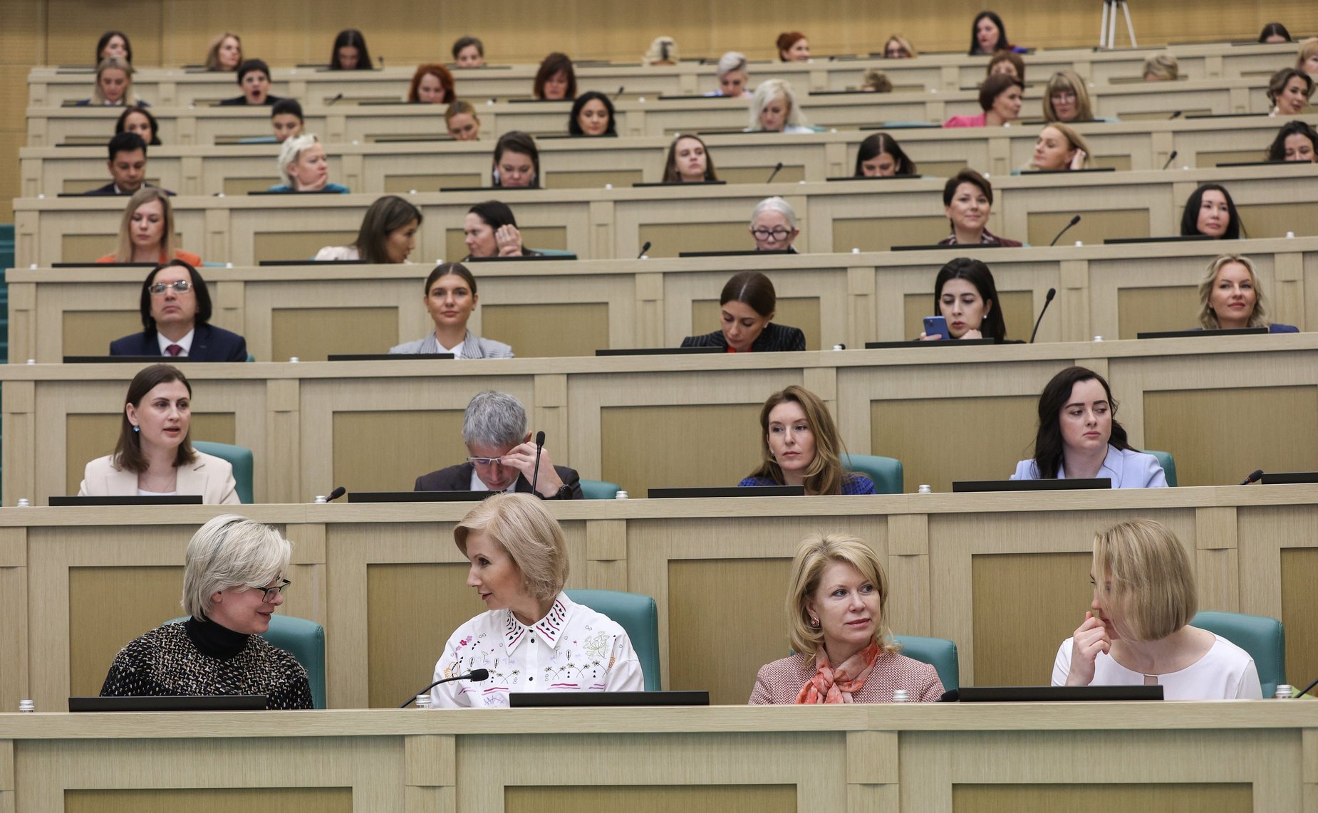 Встреча Председателя Совета Федерации Валентины Матвиенко с женщинами-предпринимателями «Голос женского бизнеса»