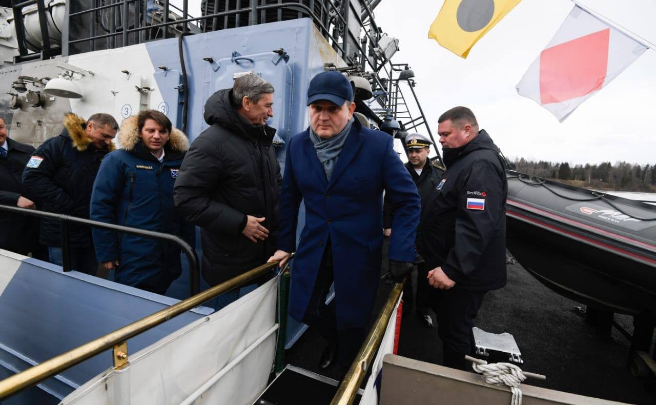 Сергей Перминов принял участие в торжественной церемонии открытия пассажирского причала на берегу Невы – у музея «Прорыв блокады Ленинграда» в Кировском районе Ленинградской области