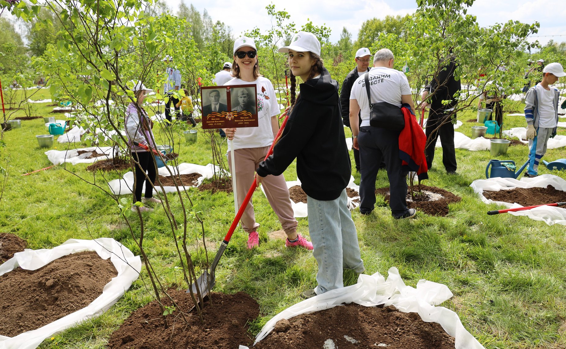 В Год защитника Отечества и 80-летия Победы в Великой Отечественной войне 1941–1945 годов сенаторы РФ и сотрудники Аппарата СФ провели акцию «Сад Памяти» — высадили 250 кустов сирени в музее-заповеднике «Горки Ленинские»