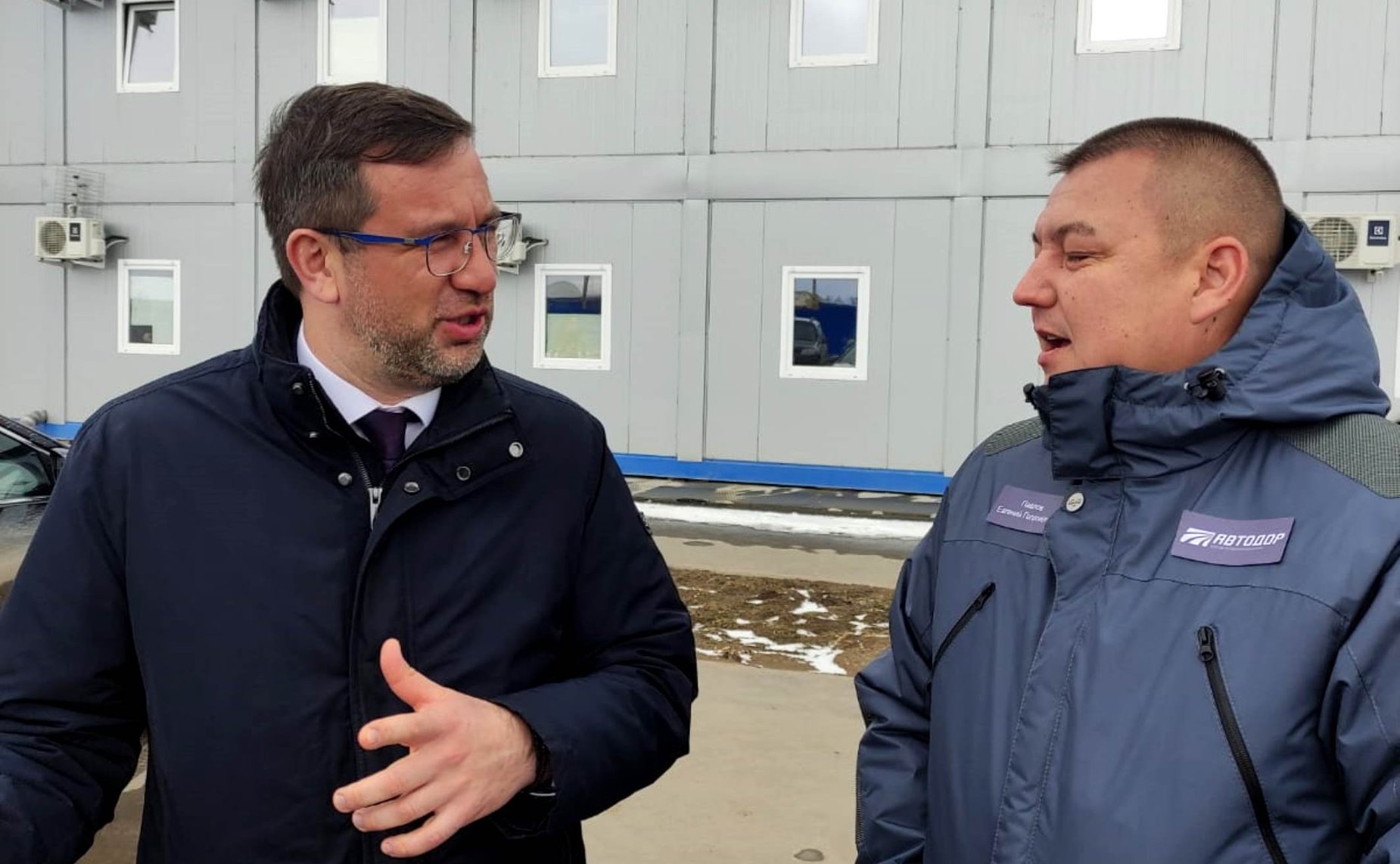 Николай Владимиров в ходе рабочей поездки осмотрел строительство участка федеральной трассы М-12 в Чувашии