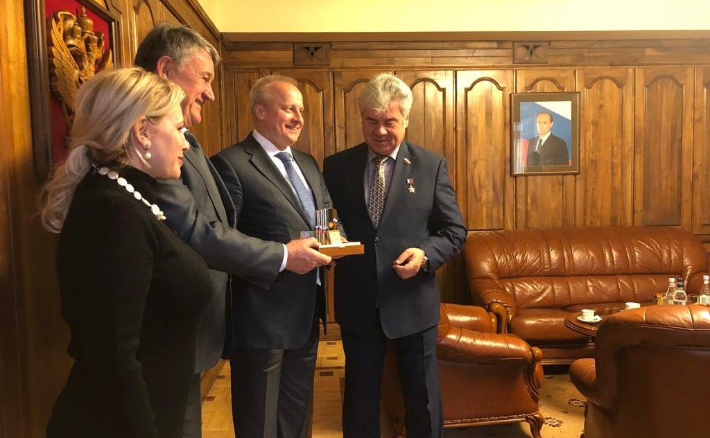 Ю. Воробьев во главе делегации Совета Федерации в Армении