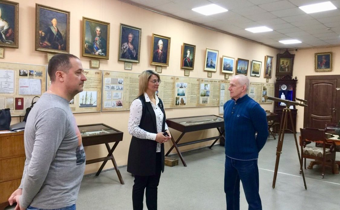 Наталия Косихина посетила Рыбинский музей адмирала Ф.Ф.Ушакова