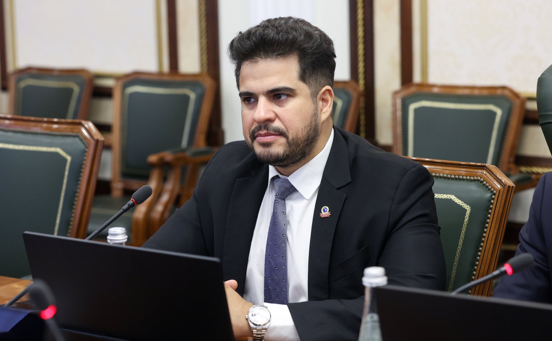 Встреча председателя Комитета Совета Федерации по международным делам Григория Карасина с Председателем Парламента стран Латинской Америки и Карибского бассейна Роландо Мигелем Гонсалесом Патрисио