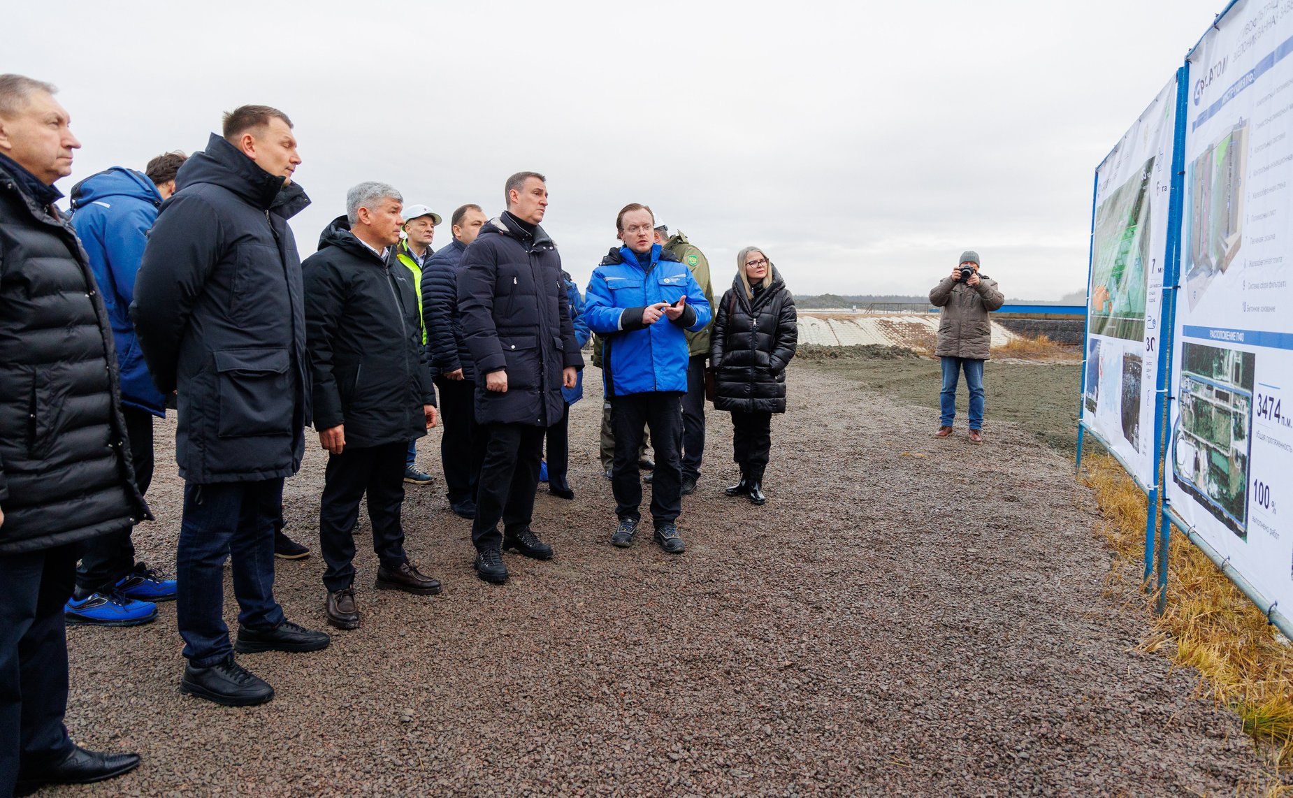 Сенаторы посетили полигон промышленных отходов «Красный Бор»