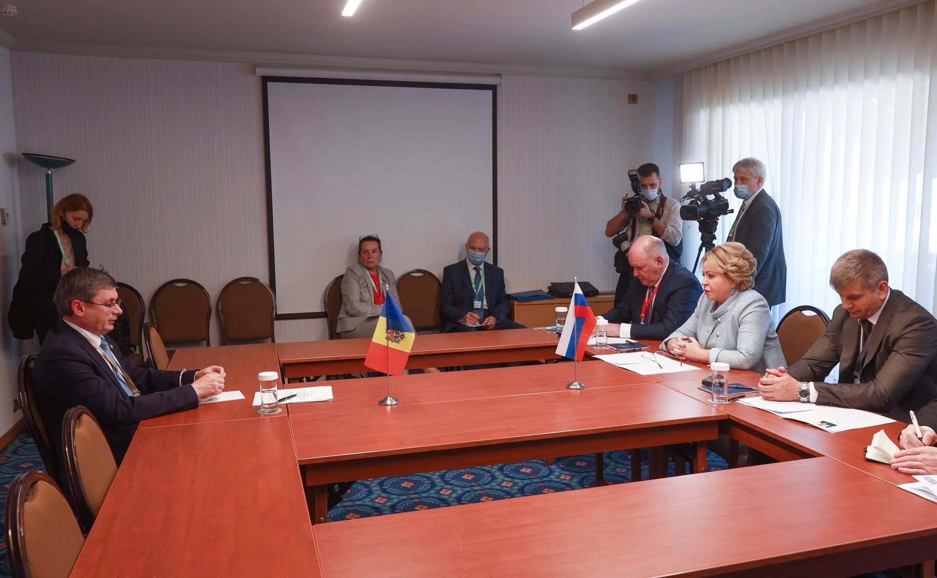 Встреча Председателя Совета Федерации Валентины Матвиенко и Председателя Парламента Республики Молдова Игоря Гросу