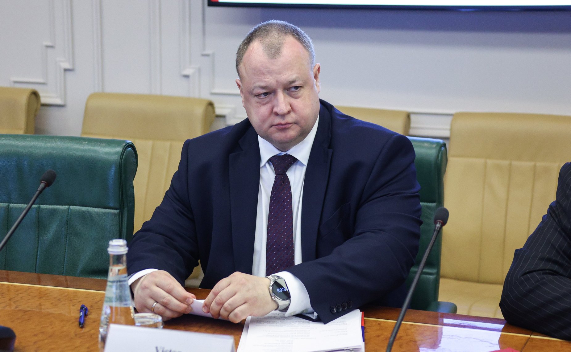 Встреча председателя Комитета Совета Федерации по международным делам Григория Карасина с Заместителем Министра иностранных дел Республики Куба Карлосом Фернандесом де Коссио